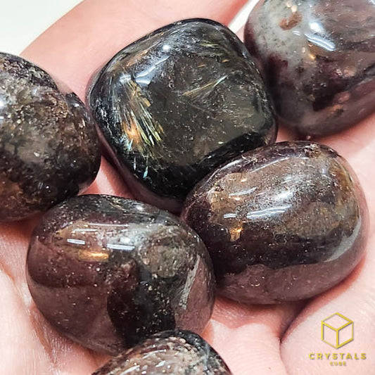 Arfvedsonite Garnet Tumble