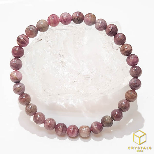 Pink/Red Tourmaline Bracelet