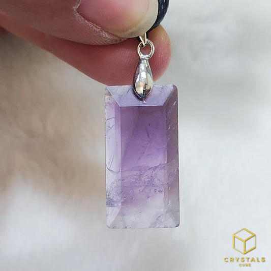 Amethyst Rectangle Pendant