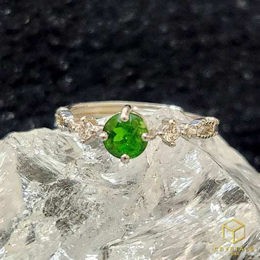 Dioptase*** Ring - Adjustable