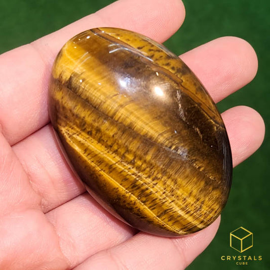 Tiger's Eye Palm Stone