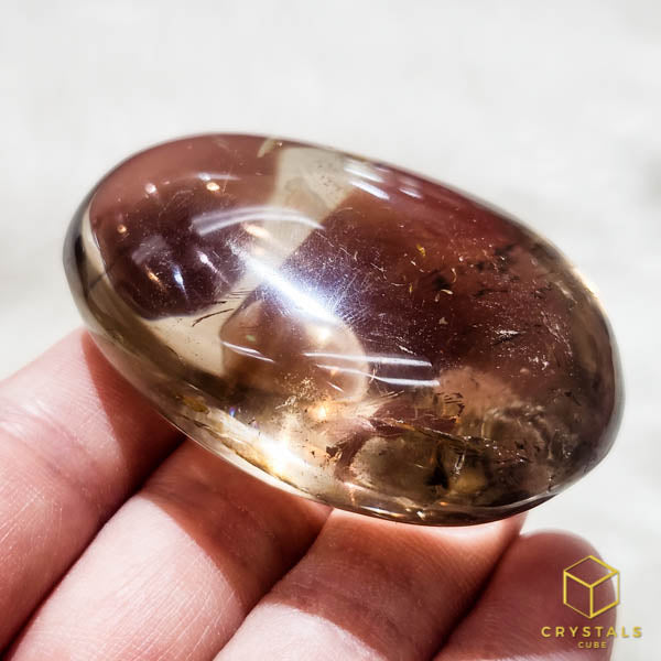 Smokey Quartz Palm Stone