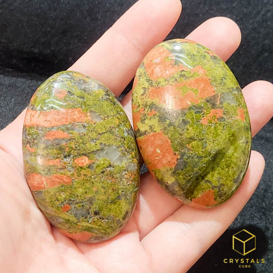 Unakite Palm Stone