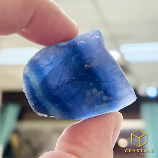 Blue Fluorite Raw - RARE!