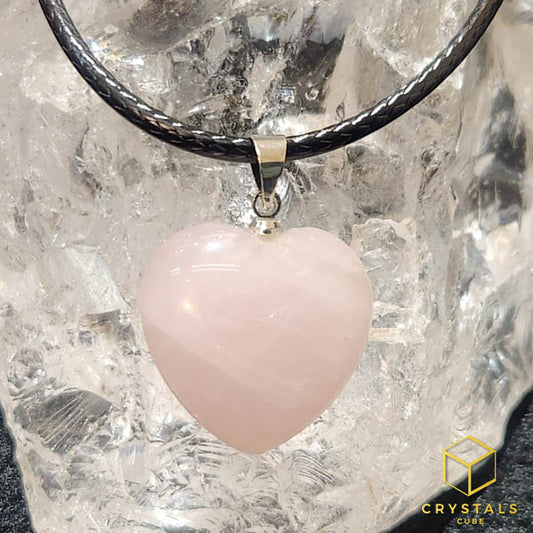 Rose Quartz Heart Pendant