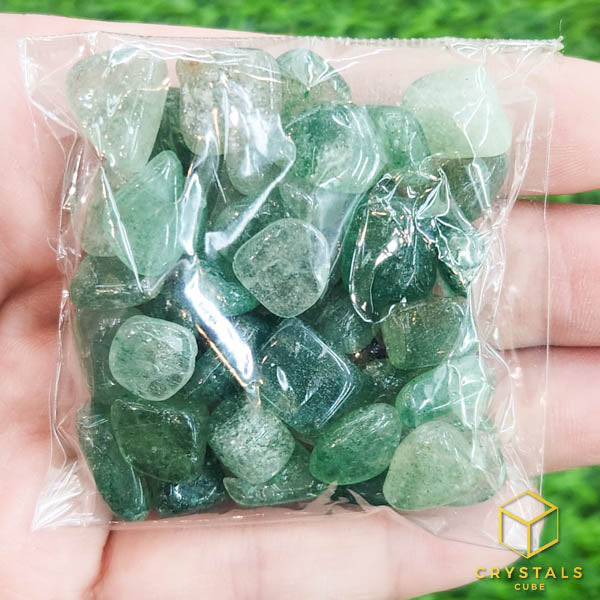 Green Strawberry Quartz Chips