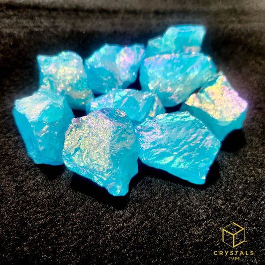 Aqua Aura Quartz Raw