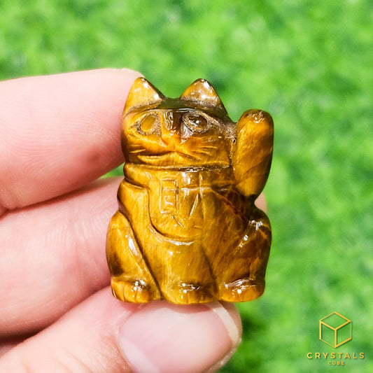Tiger's Eye Fortune Cat