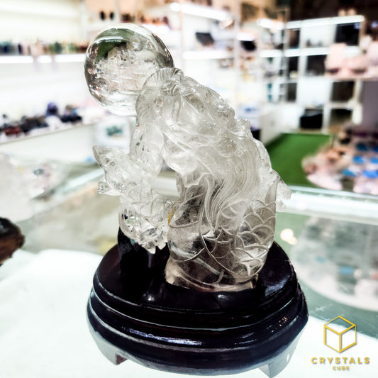 Clear Quartz Chinese Dragon