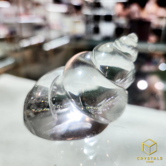 Clear Quartz Seashell