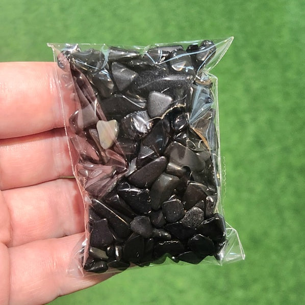 Black Obsidian Chips