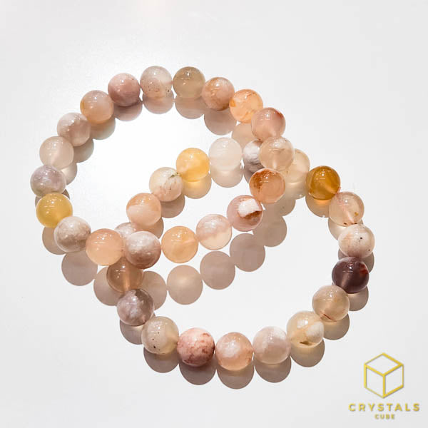 Sakura (Cherry Blossom) Agate Bracelet