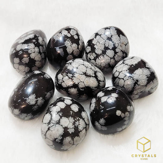 Snowflake Obsidian Tumble