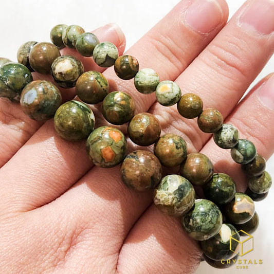 Rainforest Jasper (Rhyolite) Bracelet
