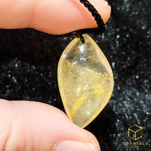 Golden Rutilated Quartz Pendant