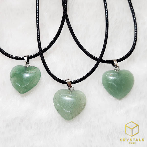 Green Aventurine Heart Pendant