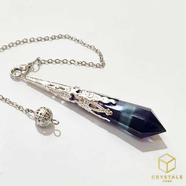 Rainbow Fluorite Pendulum