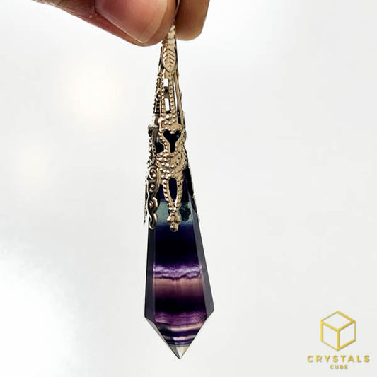 Rainbow Fluorite Pendulum