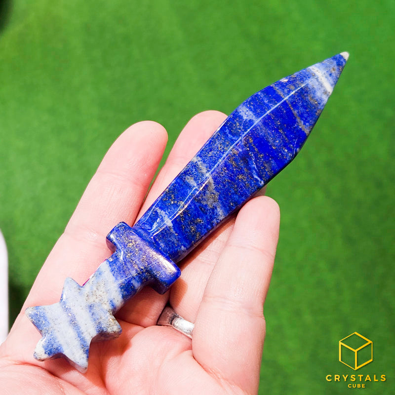 Crystal Dagger - Amethyst & Lapis