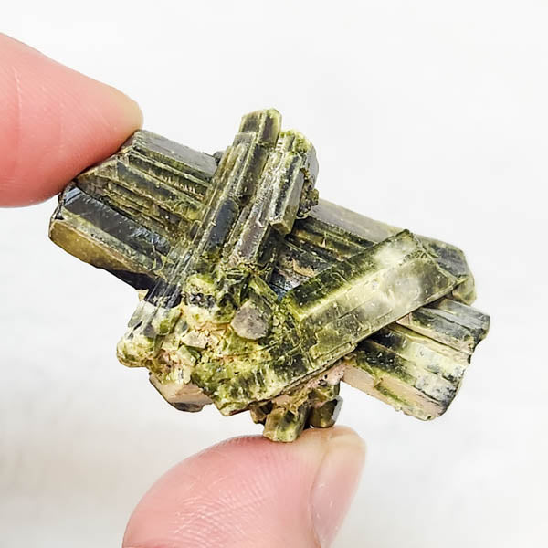 Green Tourmaline Cluster