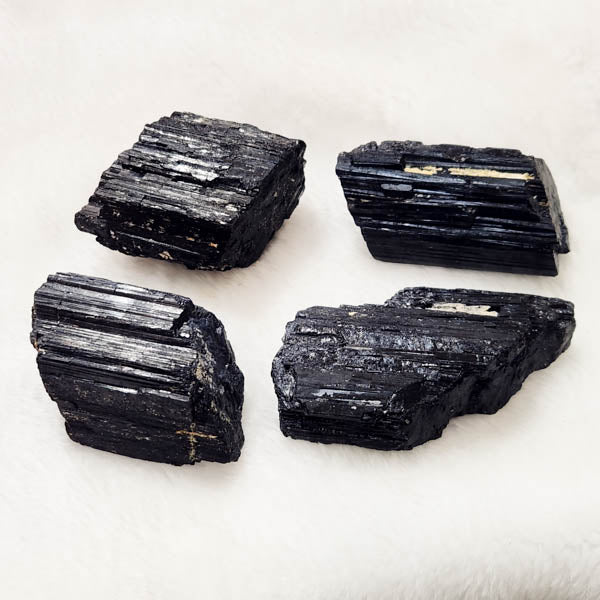 Black Tourmaline (Schorl) Raw - Palm Size