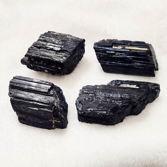 Black Tourmaline (Schorl) Raw - Palm Size