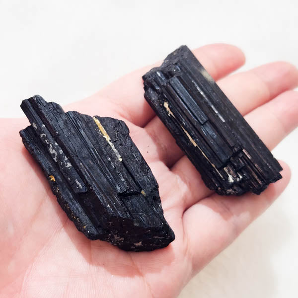 Black Tourmaline (Schorl) Raw - Grab Size