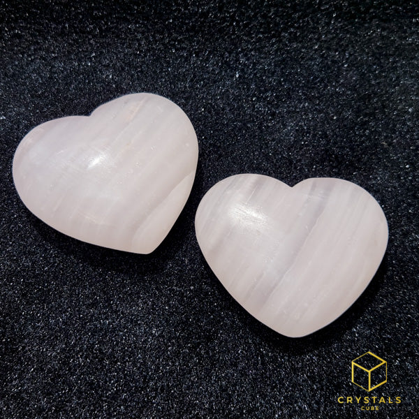 Pink Calcite Heart