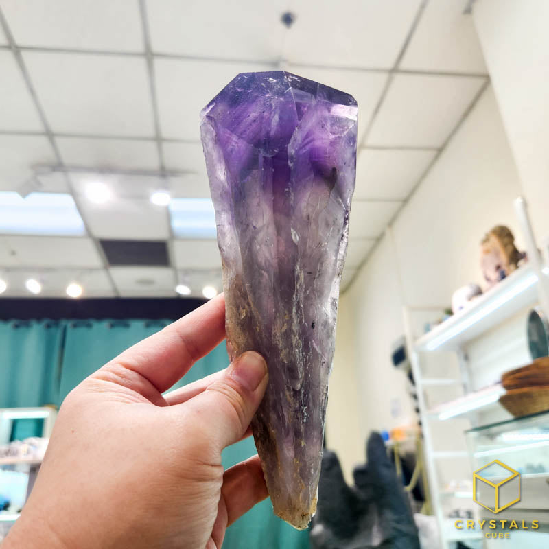 Amethyst Scepter Uruguay - Large Natural Amethyst Point