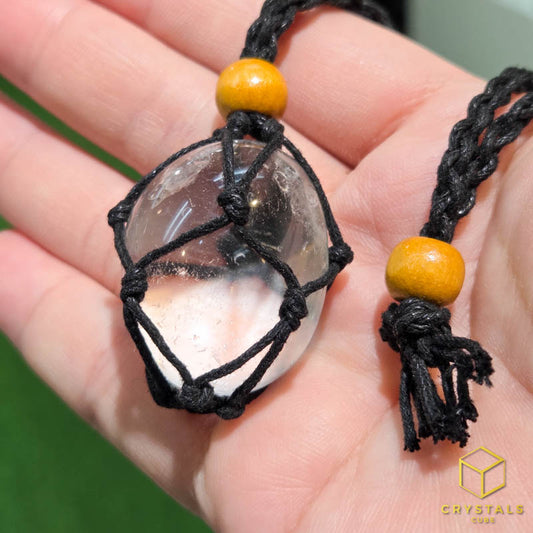 Crystal Net Necklace - Interchangeable Crystal Holder