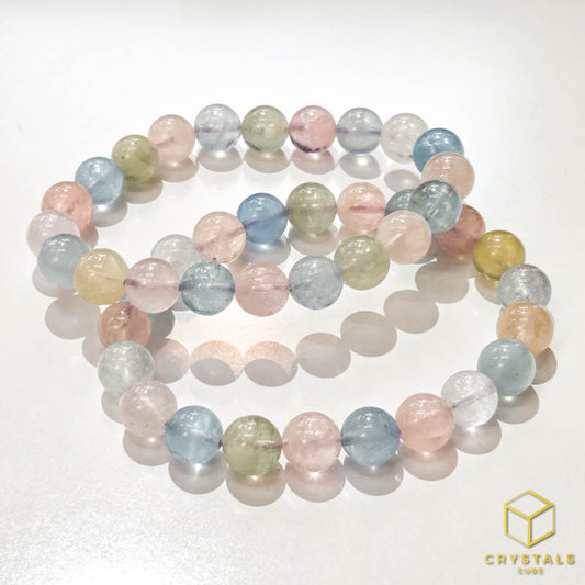 Beryl*** (Aquamarine & Morganite) Bracelet - 8.5-8.9mm