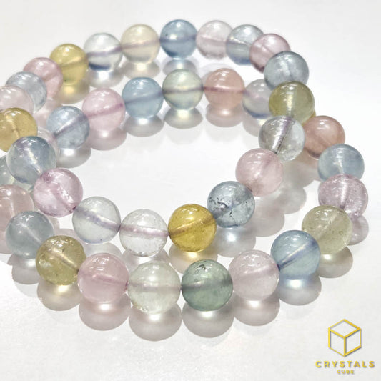 Beryl**** (Aquamarine & Morganite) Bracelet - 8+mm