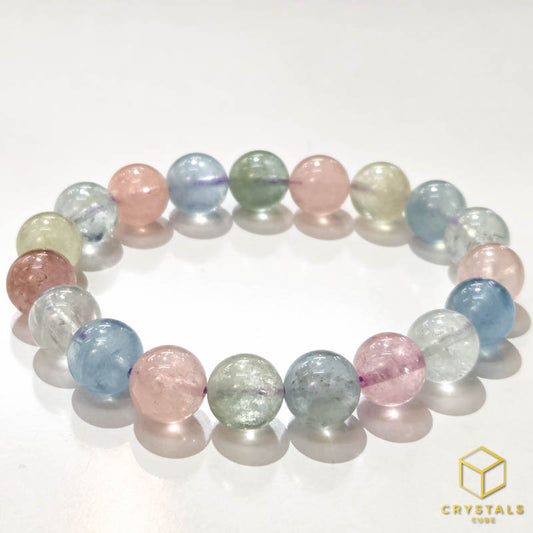 Beryl**** (Aquamarine & Morganite) Bracelet - 10+mm