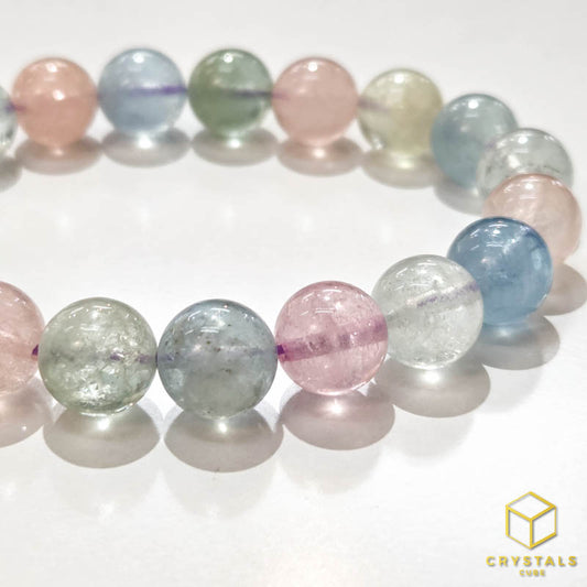 Beryl**** (Aquamarine & Morganite) Bracelet - 10+mm