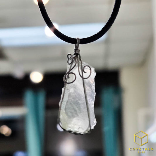 Libyan Tektite Raw Pendant