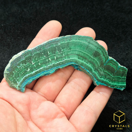 Malachite w Chrysocolla Obelisk Slab