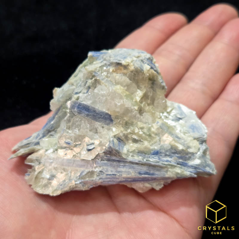Blue Kyanite with Mica & Quartz Raw