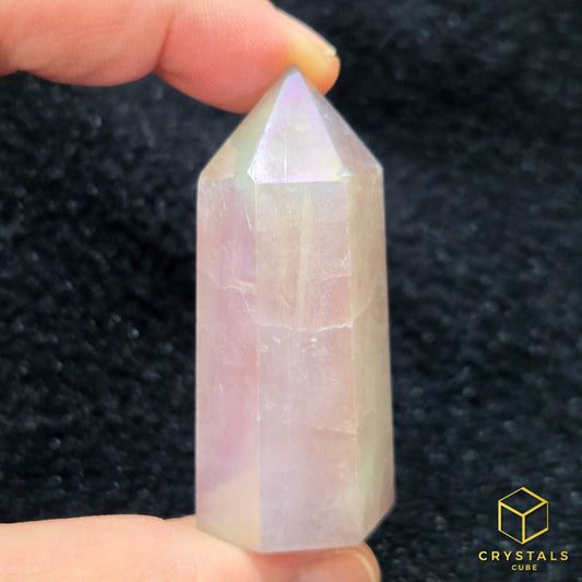 Aura Rose Quartz Point - 5.5cm