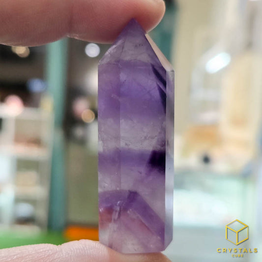 Chevron Amethyst Point - 5+cm