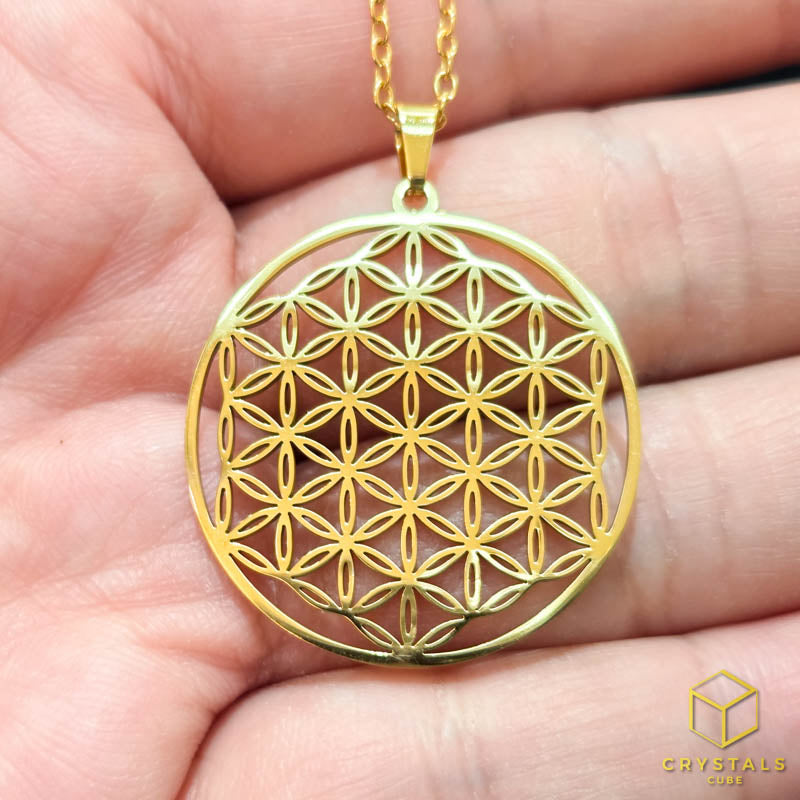 Flower of life Stainless Steel Necklace