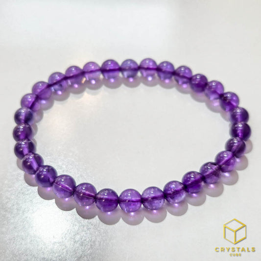 Amethyst*** Bracelet - 6+mm