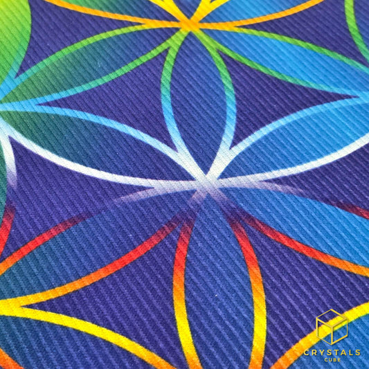 Flower of Life Meditation Mat - Promote Meditation / Harmonise & Energise Personal Energy Field