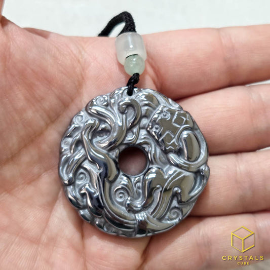 Terahertz Stone Pixiu Pendant - Ease Pain & Enhance Recovery