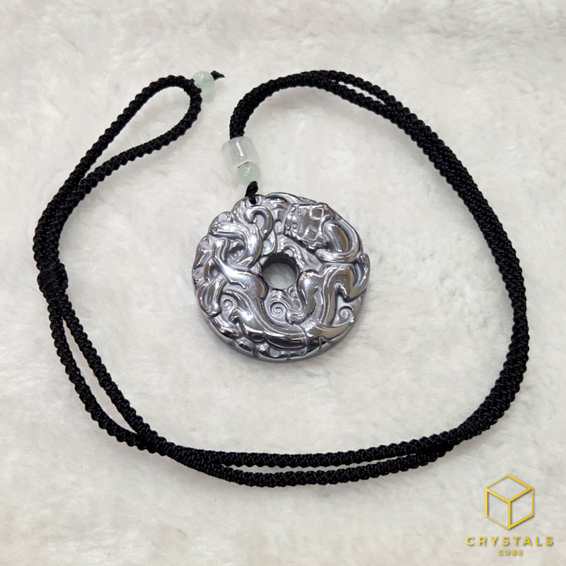 Terahertz Stone Pixiu Pendant - Ease Pain & Enhance Recovery