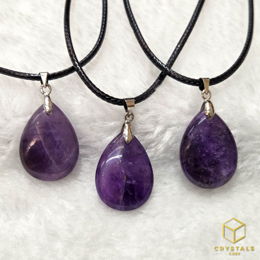 Amethyst Teardrop Pendant