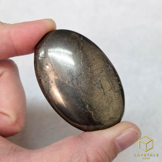 Pyrite Palm Stone