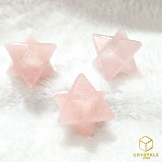 Rose Quartz Merkaba