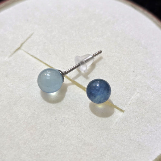 Aquamarine*** Ear Stud - 5.3mm