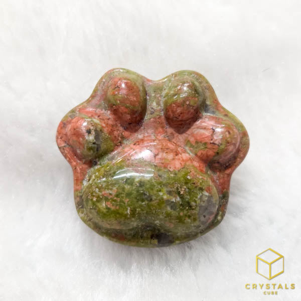 Crystal Paw - Sodalite, Rose Quartz, Green Aventurine, Tiger's Eye, Red Jasper & Black Obsidian