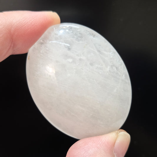 Clear Quartz Palm Stone